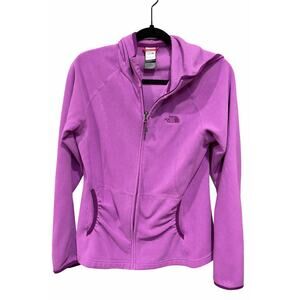 The North Face Medium Fleece Jacket Wns Purple FullZip Gorpcore Hiking Cozy Core
